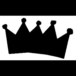 皇家皇冠剪影