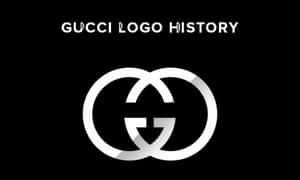 Gucci標誌歷史標題畫面，帶有標誌性的互鎖G符號。