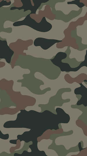 用於軍服和戶外裝備的森林迷彩圖案。