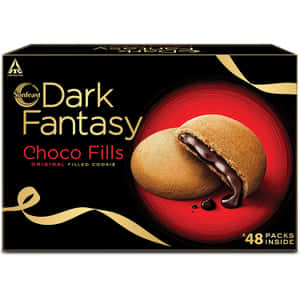 Sunfeast Dark Fantasy朱古力夾心餅乾盒，內含48包。