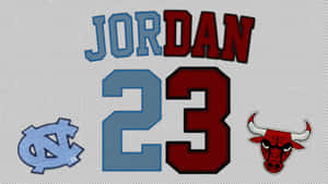 白色籃球球衣，Jordan 23，球隊標誌 — 中性 壁紙