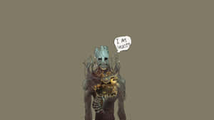 來自《銀河守護隊》的 Groot 以愉快表情宣告「I AM GROOT！」