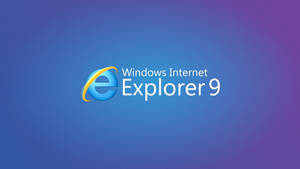 漸變背景上的 Windows Internet Explorer 9 標誌 — 電腦 GIF 壁紙
