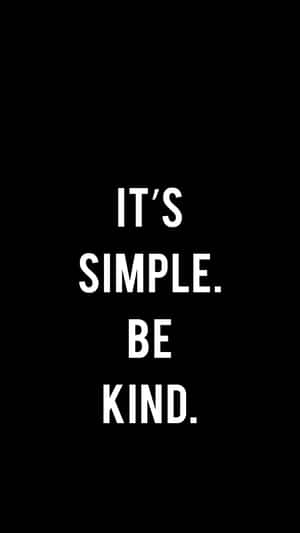 Be Kind