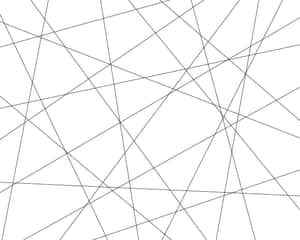 白色背景上交叉黑線的抽象幾何圖案。