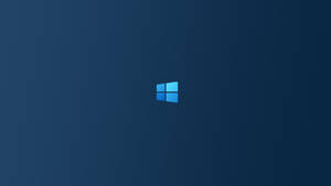 藍色漸變背景上的 Windows 標誌 — 視窗 壁紙