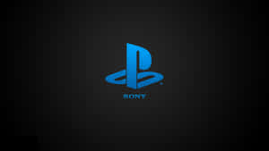 深色背景上帶有Sony文字的PlayStation標誌