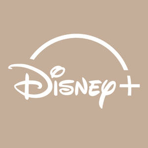 米色背景上的白色 Disney+ 串流服務標誌 — 凌志標誌 GIF 壁紙