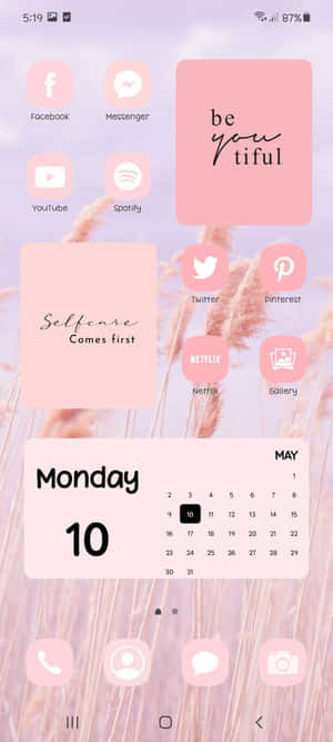 Aesthetic Widgets 圖片 — Realme Neo 壁紙