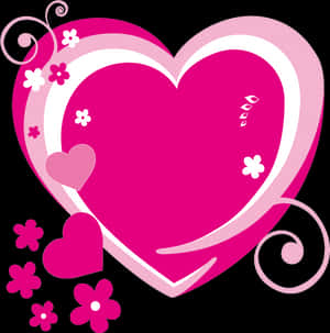 粉紅心形剪貼畫 - 剪貼藝術粉紅心形PNG，透明PNG — Galaxy Z Flip7 FE 壁紙
