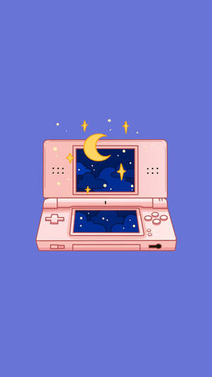遊戲機中心 — 月亮與星星動畫 壁紙