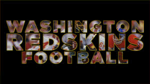 粗體文字，字母內有球員圖像，拼出 Washington Redskins Football。 — NFL 美式足球 GIF 壁紙