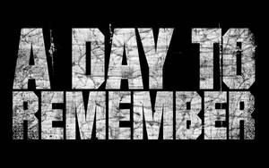 黑色背景上寫著「A DAY TO REMEMBER」的粗體磨損白色文字。 — 陣亡將士紀念日 GIF 壁紙