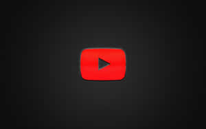 深色紋理背景上的 YouTube 標誌