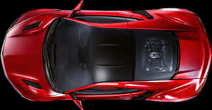 車頂俯瞰圖，Acura NSX，超級跑車，Nissan，酷炫跑車 - 車頂俯瞰PNG
