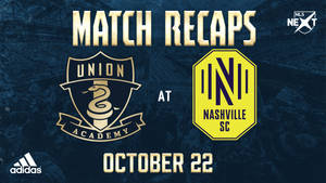10月22日Union Academy對Nashville SC的足球比賽回顧圖形。 — 足球 壁紙