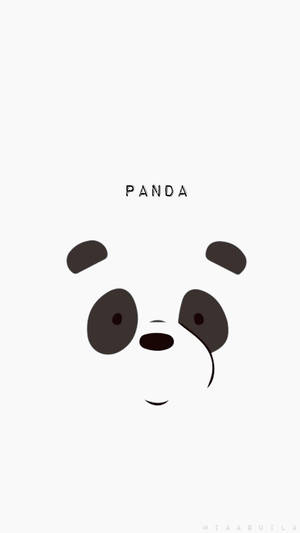 簡單黑白熊貓臉部插圖，上方有「panda」字樣。