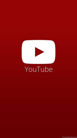 YouTube標誌在紅色漸變背景上