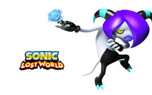 Sonic Lost World 角色手持藍色玫瑰
