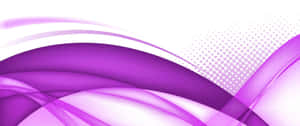 白色背景上帶有半色調圖案的抽象紫色波浪設計