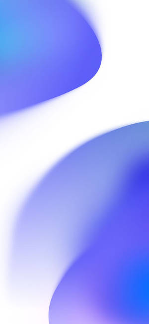 數碼背景上的抽象藍色和白色流動形狀 — iPhone X 壁紙