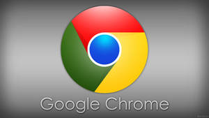 Google Chrome 瀏覽器標誌，在灰色背景上帶有彩色部分。
