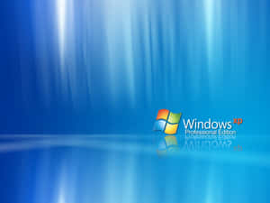 Windows XP Professional Edition 標誌在藍色漸變背景上，帶有光線。