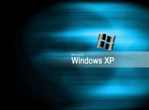 藍色漸變背景上的 Windows XP 標誌