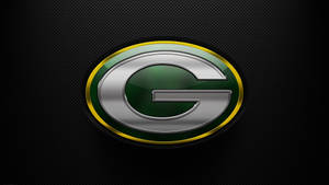 Green Bay Packers 標誌在黑色穿孔背景上