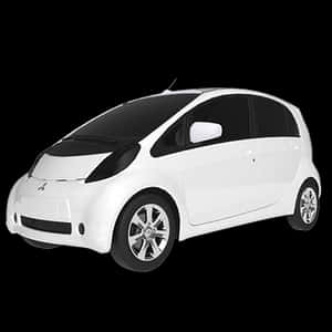 緊湊型電動車 黑白配色