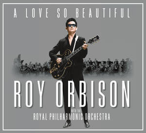 Roy Orbison 在專輯封面上拿著結他，身後有樂團。
