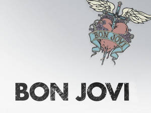 Bon Jovi 樂隊標誌，特色為帶翼十字架和流血的心。