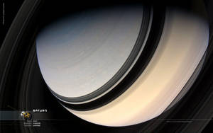 詳細太空照片中捕捉到的土星光環和大氣。 — 行星 壁紙