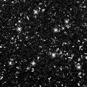 黑色紋理背景，散落著白色星爆。 — 星星 壁紙