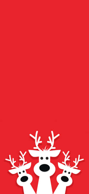 紅色聖誕背景 — OnePlus 壁紙