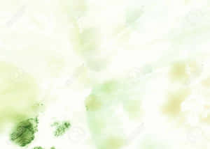 帶有柔和綠色和奶油色調的抽象水彩背景。