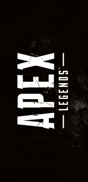 在深色紋理背景上以粗體白色文字呈現的 Apex Legends 標誌。 — 省電 壁紙