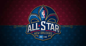 NBA All Star 新奧爾良 2014 活動標誌，採用鳶尾花設計。