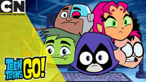 Teen Titans Go! 卡通角色，表情豐富，色彩大膽。