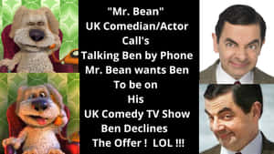 Mr Bean 和 Talking Ben 在一個有趣的電話通話迷因中。