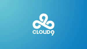 Cloud9標誌在藍色漸變背景上