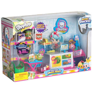 Shopkins Pick 'n Pack Small Mart 玩具套裝，配有卡通人物和迷你雜貨。 — 反斗奇兵 叉奇 壁紙