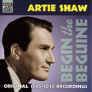 Artie Shaw 爵士專輯封面，附文字和肖像