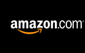 Amazon.com 標誌在黑色背景上有橙色箭頭。