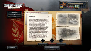 Company of Heroes 2 戰役選單，用於史達林格勒火車站任務。 — 英雄連隊 壁紙