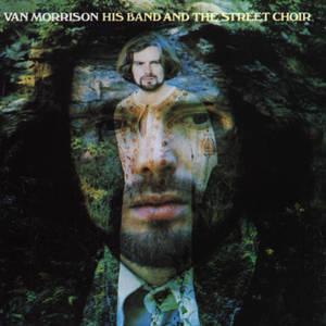 Van Morrison 的臉與森林融合，形成超現實的雙重曝光專輯封面。