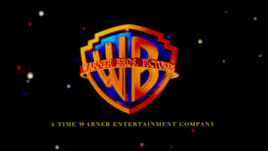 Warner Bros Pictures 標誌在黑色背景上帶有彩色火花