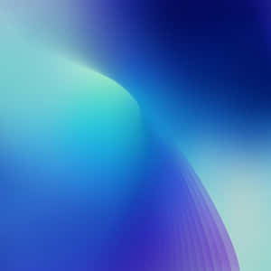 抽象數位藝術作品，帶有流動的藍色和藍綠色漸變。 — Galaxy Tab 壁紙