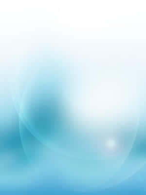 寧靜的藍色抽象背景，帶有發光球體和鏡頭光暈。
