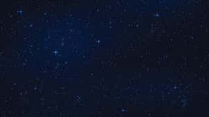 深藍色夜空，閃爍星星和宇宙光芒。 — 藍天 壁紙